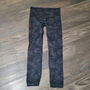 SPANX Black Camouflage Leggings